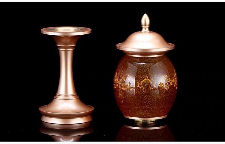 TXJ-810 Liuli Crystal Eight-auspicious symbol LED Palace Lighting