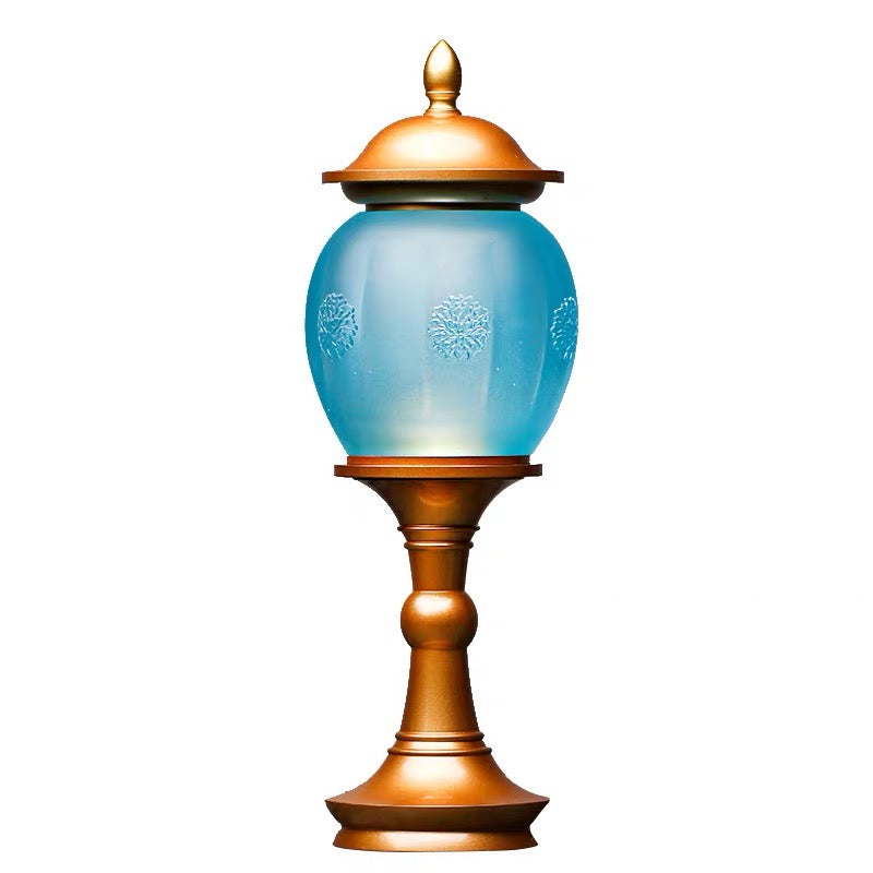 TXJ-710 Retro Classic Liuli Night Light Bedroom Bedside Lamp Desk Lighting Living Room Home Decoration Led Table Lamp
