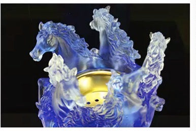 FM-951 Horses Vase Traditional Liuli Material Bakhoor Burner 4 sizes
