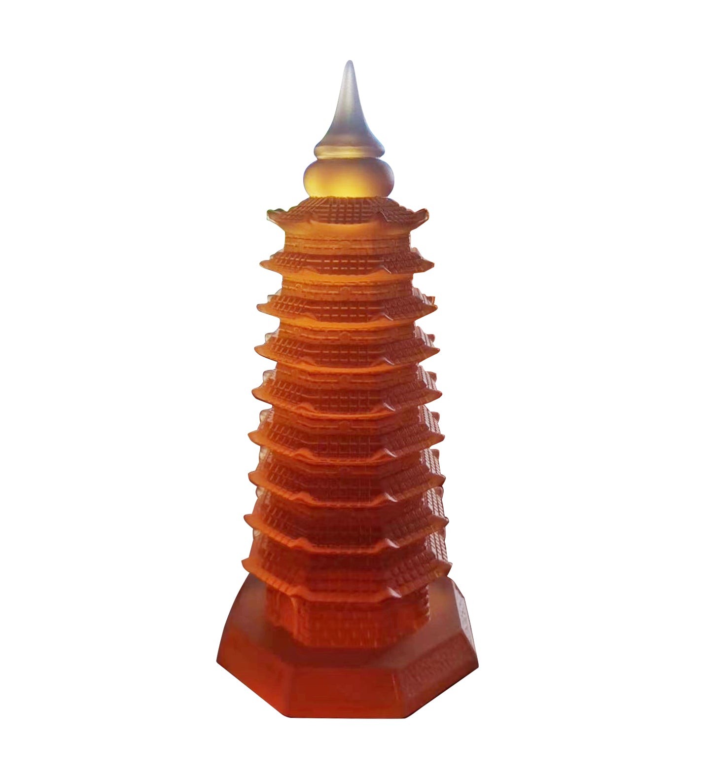 TXJ-913 Fengshui Ornaments traditional Liuli Wenchang Tower