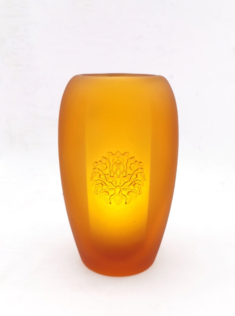 TXJ-335 Traditional Liuli Rosette Symbol Home Decorative vase