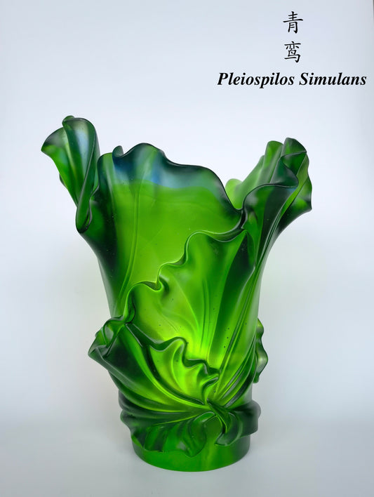 TXJ-939 Traditional Liuli Colored Glaze Vase trending products 2022 new arrivals Pleiospilos Simulans