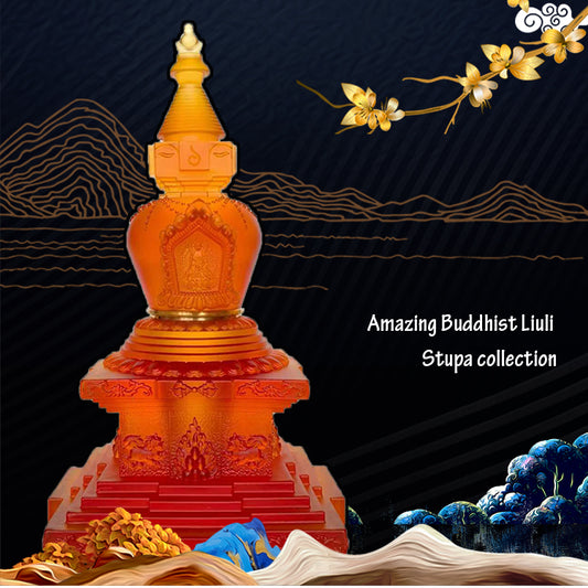 TXJ-365 Genuine HandMade Master piece Tibetan Buddhist Ritual offering Stupa Asian Fengshui Pagoda