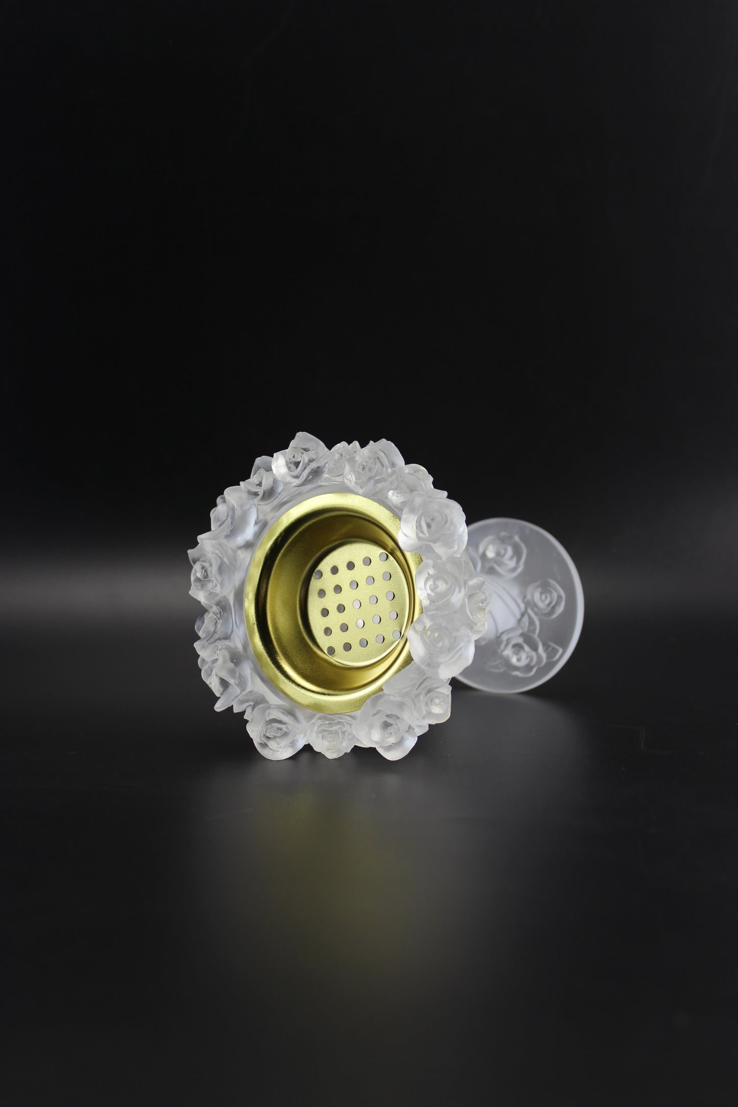 FM-952 Liuli Rose shape incense burner Bakhoor