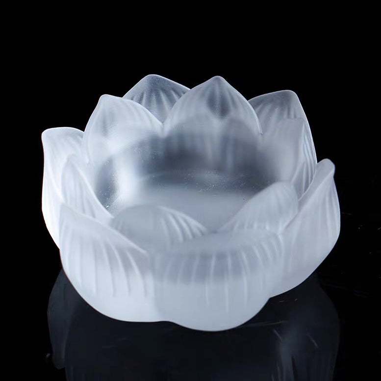 TXJ-211High Quality Seven Colors Lotus flower Liuli  candle holder