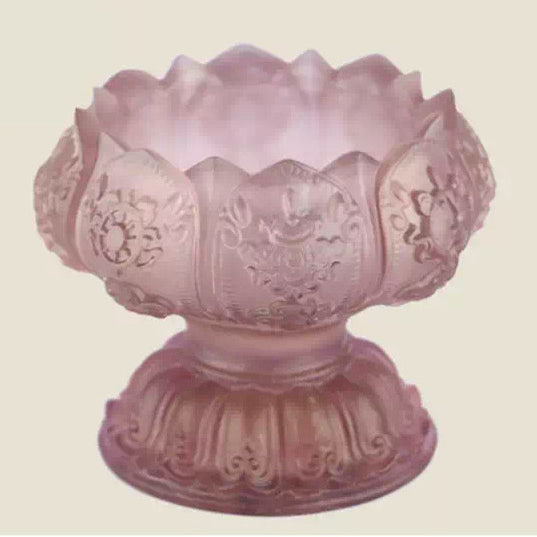 TXJ-231 Multipurpose home decoration eight-auspicious symbol traditional liuli holy cup / candle holder
