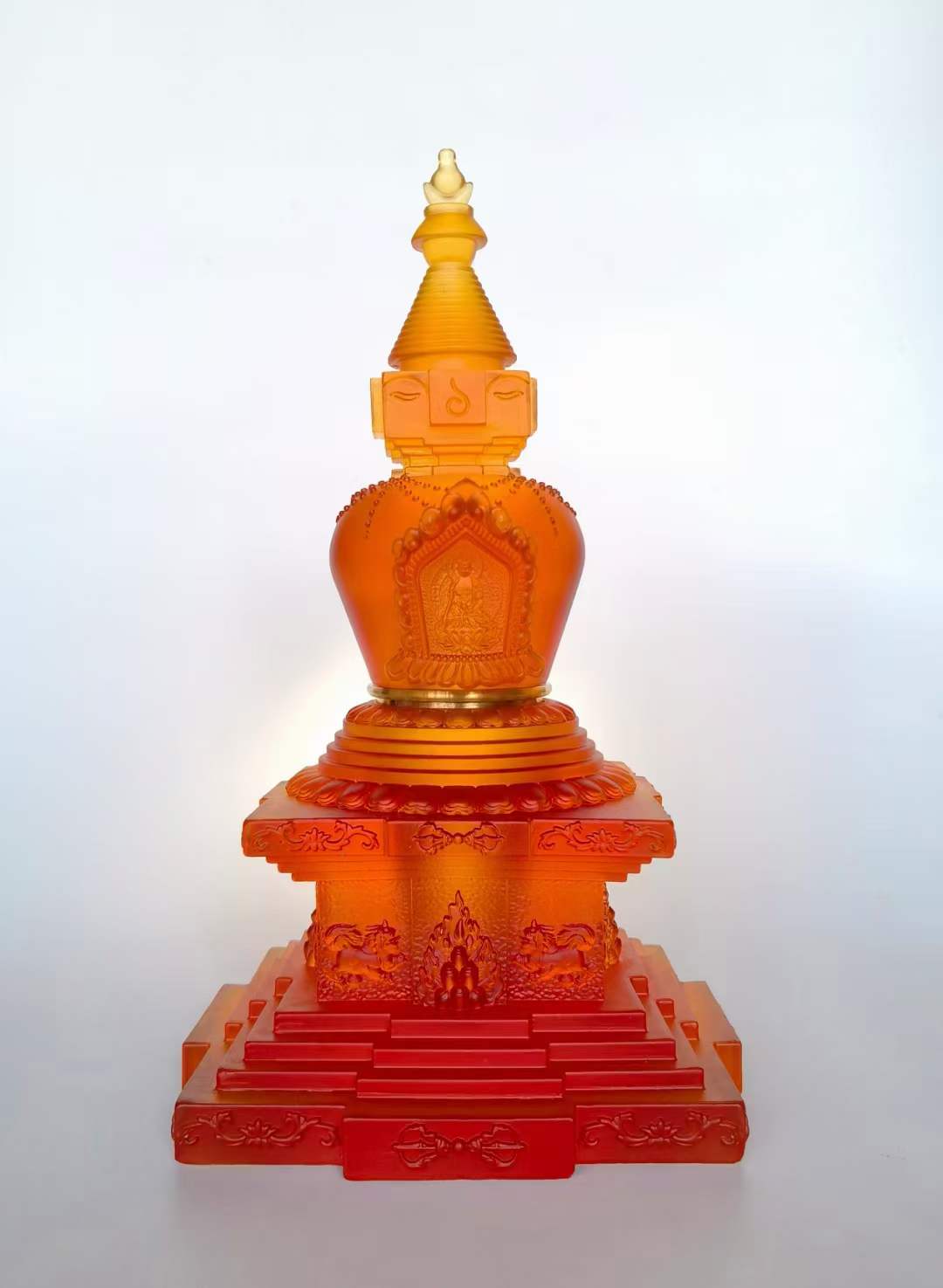 TXJ-365 Genuine HandMade Master piece Tibetan Buddhist Ritual offering Stupa Asian Fengshui Pagoda