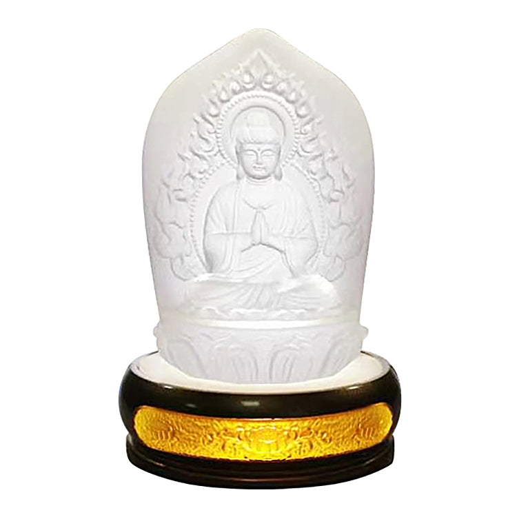 TXF-130 Traditional Liuli Patron Saint Series Mini Buddha Statue Figurine for Temple Thousands of Buddha wall